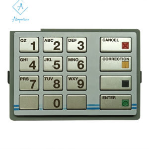 49249440721B Diebold Opteva EPP 7 (BSC) LGE STSTL HTR ENGLISH version Keyboard ATM Machine Parts